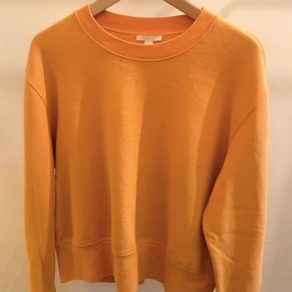 COS Orange Sweatshirt